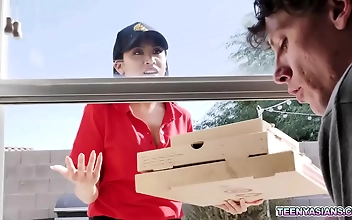 Jav Porn Stars Jay Romero And Rion King Get Exotic Pussy Delivery From Ember Snow In A Steamy Threesome Pizza Party