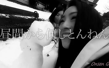 Indulge In The Art Of Snow Sculpture With Ravishing Enchantress Myaako In Stunning Nacchi Travel