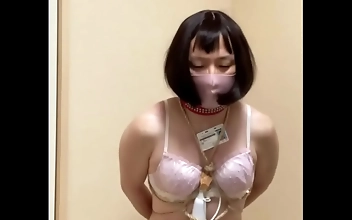 Transvestite Miyuki In Tortoise-Shell Bondage With A Vibrator!