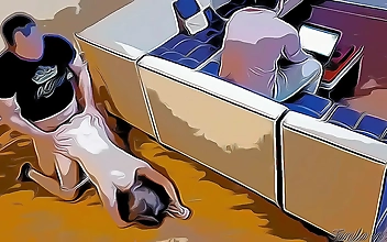 Must-Watch: Ntr Cartoon Hentai Featuring A Hot Young Wife Cheating On Her Husband While Working On Her Laptop