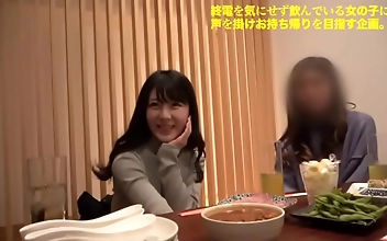 Japanese Sweetheart Gets Drenched In Jizz In Sexy Black Stockings