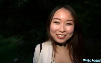 Experience The Thrill Of Public Agent's Massive Fat Cock With Cheeky Asian Fucktoy!
